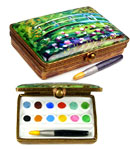 rochard impressionist monet watercolor case with brush
