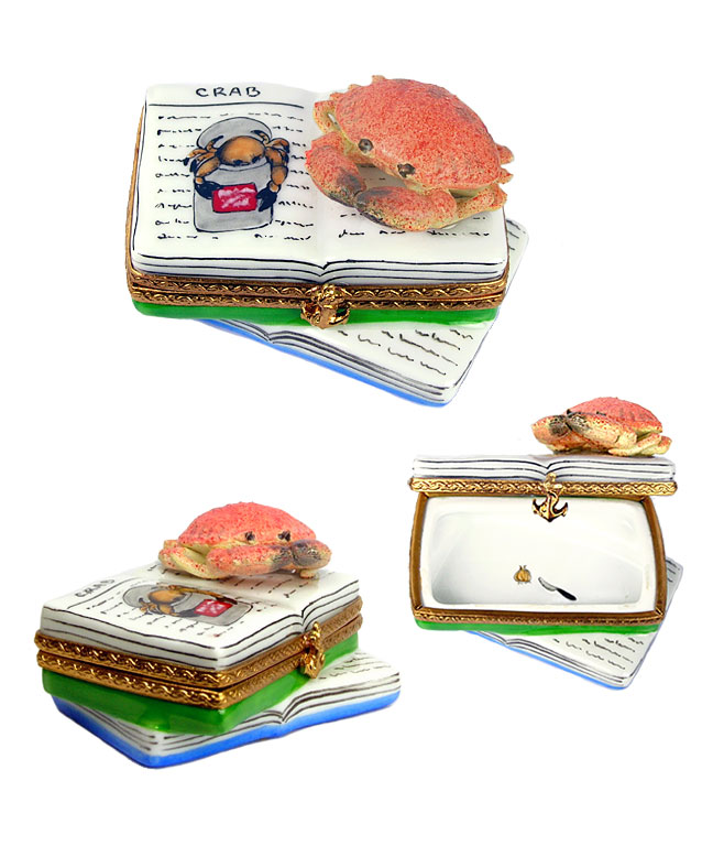 limoges box crab recipe book