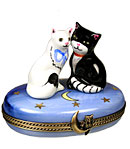 Cats in love Limoges box