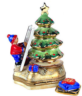 decorate the tree limoges box from Chamart