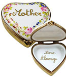 mother heart love always limoges box