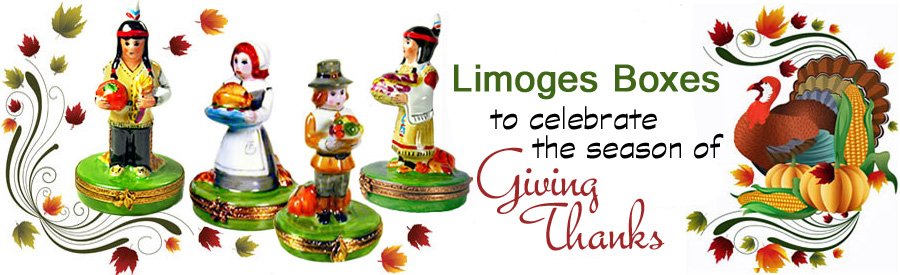 Thanksgiving Limoges boxes banner