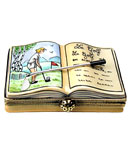 lady golfer book limoges box
