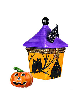 Halloween Limoges boxes from Bonnie's Limoges!